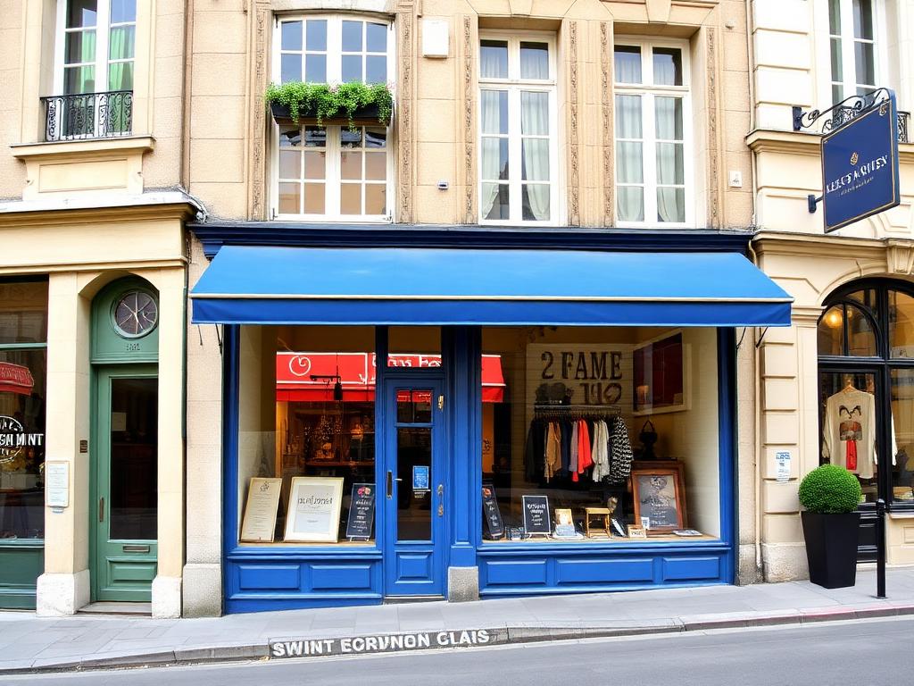 Boutique lumineuse — Le Marais